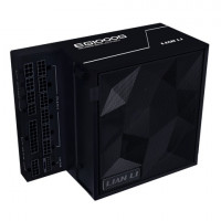 Lian Li Edge Series-1000W Full Modular Power Supply (Fan Hub Included) - Gold-ATX 3.0, 3.1-PCIE 5.1-L-Shape Design for Dual Chamber Case-120mm FDB Fan-Supports up to 4 USB Device - Black -