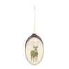 Deer Disc Ornament (Set of 12)