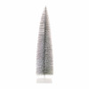 Set of 2 Silver Glitter Holiday Trees