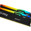 Kingston KF552C36BBEAK2-16 16GB 5200MT/S DDR5 CL36 DIMM KIT OF 2 FURY BEAST RGB EXPO