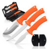 Maxam Maxam&#174; 5pc Fixed Blade Skinning Knife Set.