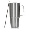 Maxam 44oz Double Vacuum Wall Tumbler With Handle