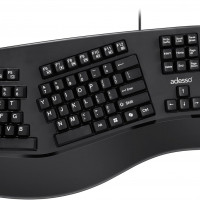Adesso EASYTOUCH 150 MULTIOS 2X LARGE PRINT KEYBOARD MECHANICAL ILLUMINATED ERGONOMIC