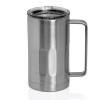 Maxam 20OZ BEER MUG DOUBLE WALL W/LID