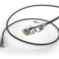 UNC Group PC6-75F-BLK UNC CAT6 PATCH CABLE, 75 FT BLACK. HIGH-PERFORMANCE CAT6 ETHERNET CABLE DESIGNED