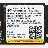 Micron 2500 512GB NVMe M.2 (22x30mm) Non-SED Client SSD (Single Pack)