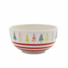 Ceramic Pine Tree Print Bowl (Set of 4)
