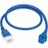 Eaton P018-E06-ABL-6 PDU POWER CORD C15 P-LOCK C14 HEAVY-DUTY 15A 250V 6FT BLUE 6-PACK