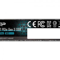 Silicon Power A60 256 GB Solid State Drive - M.2 2280 Internal - PCI Express NVMe (PCI Express NVMe 3.0 x4)