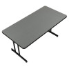 Keyboard Height 1.25 in. High Pressure Rectangular Top Computer & Training Tables Montana Granite 24 x 48 in.