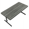 Keyboard Height 1.25 in. High Pressure Rectangular Top Computer & Training Tables New England Driftwood 24 x 48 in.
