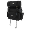 Vance Studded Large Sissy Bar Travel Pack Bag