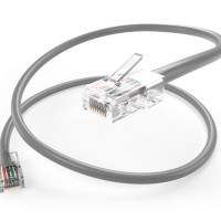 UNC Group PC5E-01F-GRY-S UNC GROUP 1FT CAT5E SNAGLESS UNSHIELDED (UTP) ETHERNET NETWORK PATCH CABLE GRAY