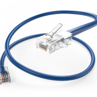 UNC Group PC5E-30F-BLU-S UNC GROUP 30FT CAT5E SNAGLESS UNSHIELDED (UTP) ETHERNET NETWORK PATCH CABLE BLUE