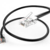 UNC Group PC5E-40F-BLK-S UNC GROUP 40FT CAT5E SNAGLESS UNSHIELDED (UTP) ETHERNET NETWORK PATCH CABLE BLAC