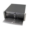 AIC RMC-4S 4U with fans, aluminum door, full height 7 slot rear panel, USB 3.0, wo power supply, double carton rack-mount chassis (black)