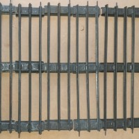 Lionel  Standard Gauge Vintage  Straight Tracks 6 Sections 3-Tie  3 rail. 2.25 inch width