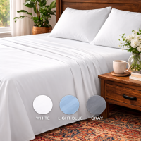 Modern Egyptian 4 Pc Bed Sheet Set Deep Pocket Soft Microfiber Wrinkle Free Cooling Sheets