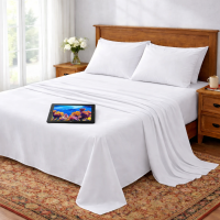 Modern Egyptian 4 Pc Bed Sheet Set Deep Pocket Soft Microfiber Wrinkle Free Cooling Sheets