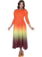 Divine Casuals Elegant Women’s Long Sleeve Midi Dress with Round Neck Stylish Casual Wear