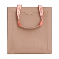 Michael Kors Tote Bag Nude Beige MK Logo Strap Shopper Purse Large