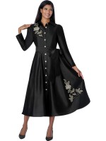 Black A-Line Dress - Beautiful Choice for Refined and Polished Appearance.