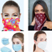 Mega Face Masks Bundle includes tube bandanas, square bandanas, blue disposable and white KN95 face masks.
