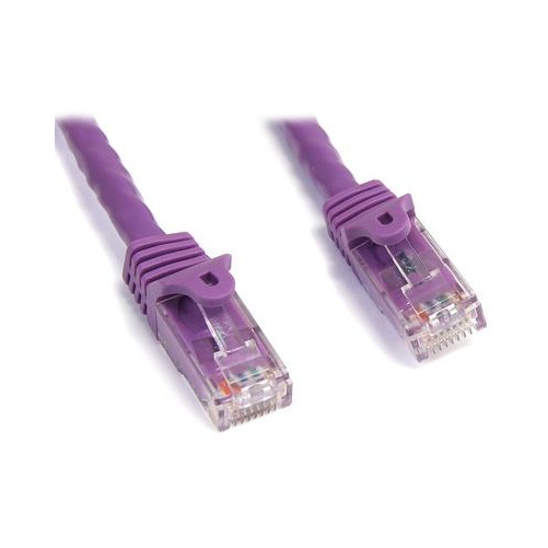 N6PATCH25PL 25FT PURPLE CAT6 ETHERNET CABLE SNAGLESS RJ45 UTP PATCH CABLE CORD thumbnail