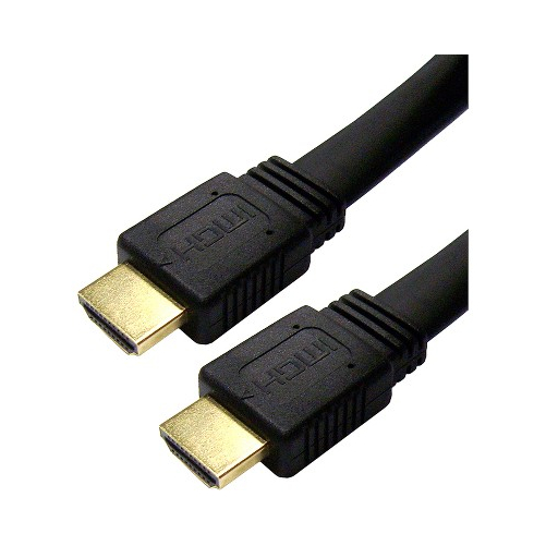 4XHDMIFLAT10FT 10FT HDMI FLAT UHD HIGH SPEED CABLE ULTRA HD 4KX2K V1.4 MALE thumbnail