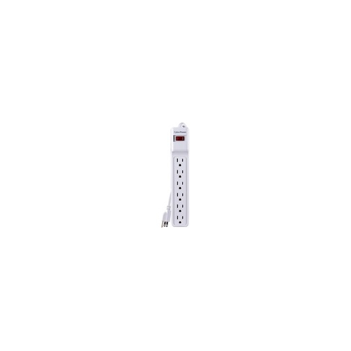 CSB606W 6FT SURGE PROTECTOR CRD 6 OUT 900J EMI/RFI WHITE 50K CEG thumbnail