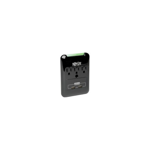 SK30USB 3 OUTLET SURGE PROTECTOR 540 J DIRECT PLUG-IN SURGE 2.1A USB LED thumbnail