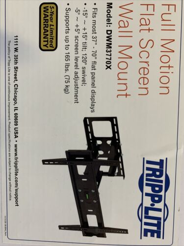 DWM1742S WALL MONITOR TV MOUNT 17-42IN SWIVEL TILT ARMS FLAT SCREEN 44LB thumbnail