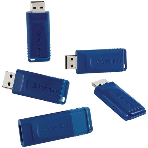 99810 5PK 16GB USB FLASH DRIVE BLUE thumbnail