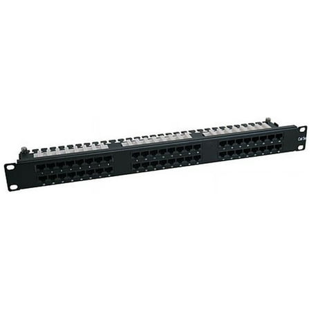 N252-048-1U 48PORT 1U CAT6/CAT5 PATCH PANEL RACKMOUNT 110 IDC RJ45 ETHERNET thumbnail