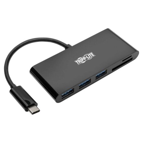 U460-002-2AM-C 2-PORT USB PORTABLE HUB ADAPTER MICRO SD/SD MMC READER W/ CHARGING thumbnail