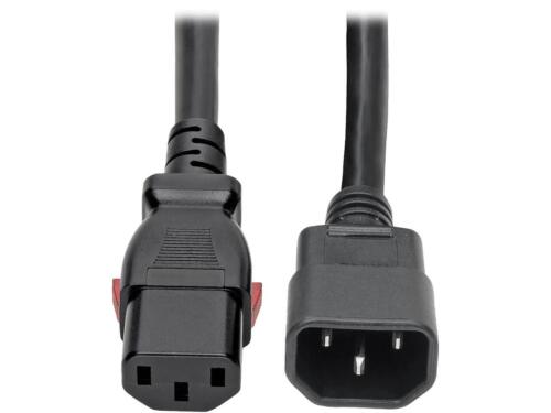 P005-L06 6FT POWER EXTENSION CORD 15A HEAVY DUTY C14 TO LOCKING C13 M/F thumbnail