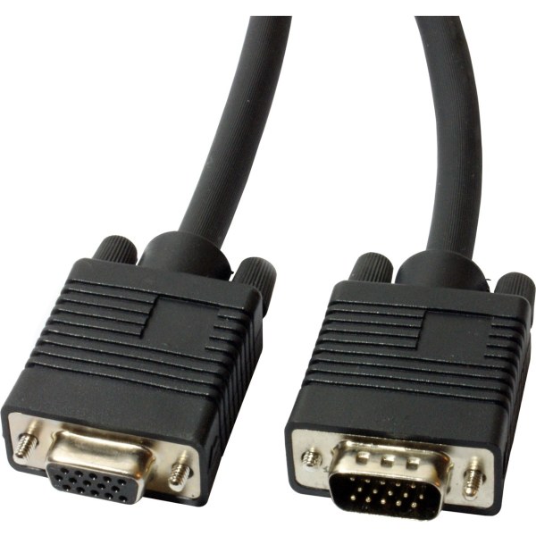 4XVGAMF6FT 6FT COAX VGA MONITOR CABLE EXT HD15 MALE TO FEMALE HIGH RES 2M thumbnail