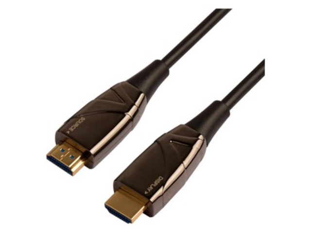 4XFIBERHDMI20M 66FT ACTIVE OPTICAL FIBER HDMI2 CABLE 4K 60HZ 18GBPS 20M thumbnail