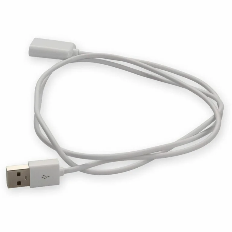 USBEXTAB2MMFW 2M USB 2.0(A) TO USB 2.0 (B) MALE TO FEMALE WHITE CABLE thumbnail