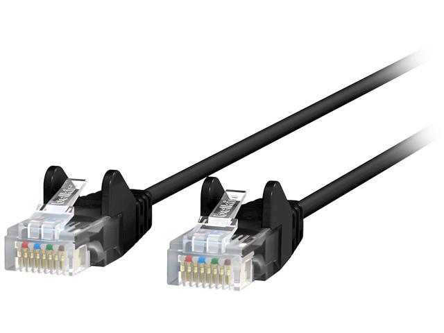 CE001B03-BLK-S SLIM 3FT CAT6 BLK UTP SNAGLESS 28AWG PATCH CABLE BAG LABEL thumbnail