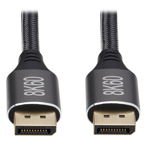 P580-006-8K6 6FT DISPLAYPORT 1.4 CABLE LATCHING CONNECTORS 8K 60HZ M/M BLK thumbnail