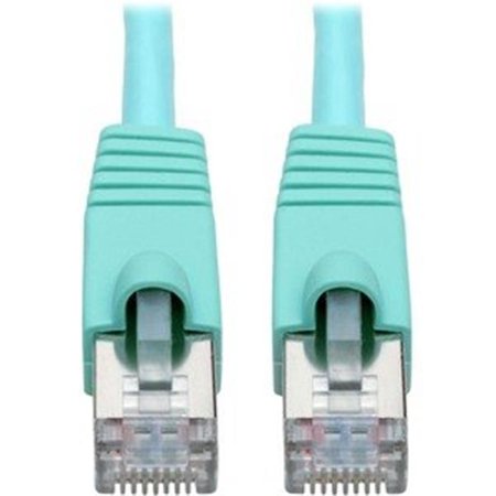 N262-003-AQ 3FT CAT6A PATCH CABLE SNAGLESS SHIELDED STP 10G POE AQUA M/M thumbnail