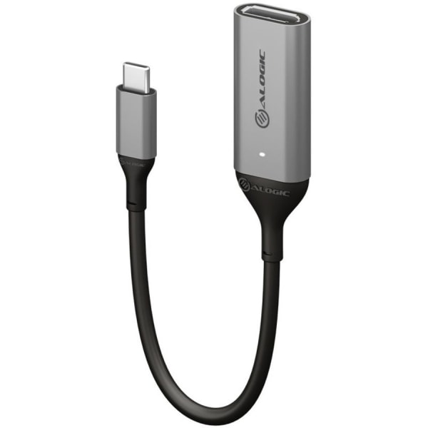 ULUCDP-ADP 15CM ULTRA USB-C MALE TO DP FEMALE ADAP 4K 60HZ WITH LED WHITE thumbnail