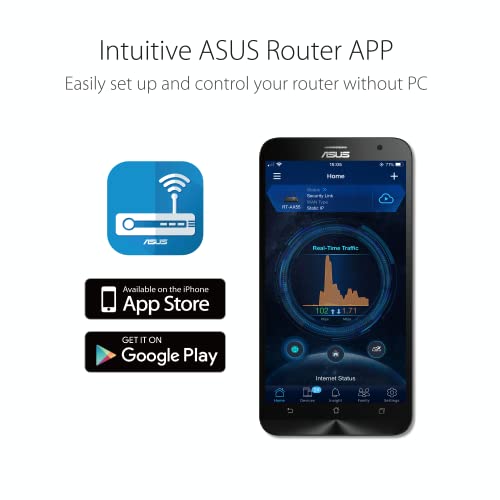 RT-AX1800S AX1800 WIFI 6 ROUTER DUAL BAND AX WIRELESS ROUTER 4 GIGABIT POR thumbnail