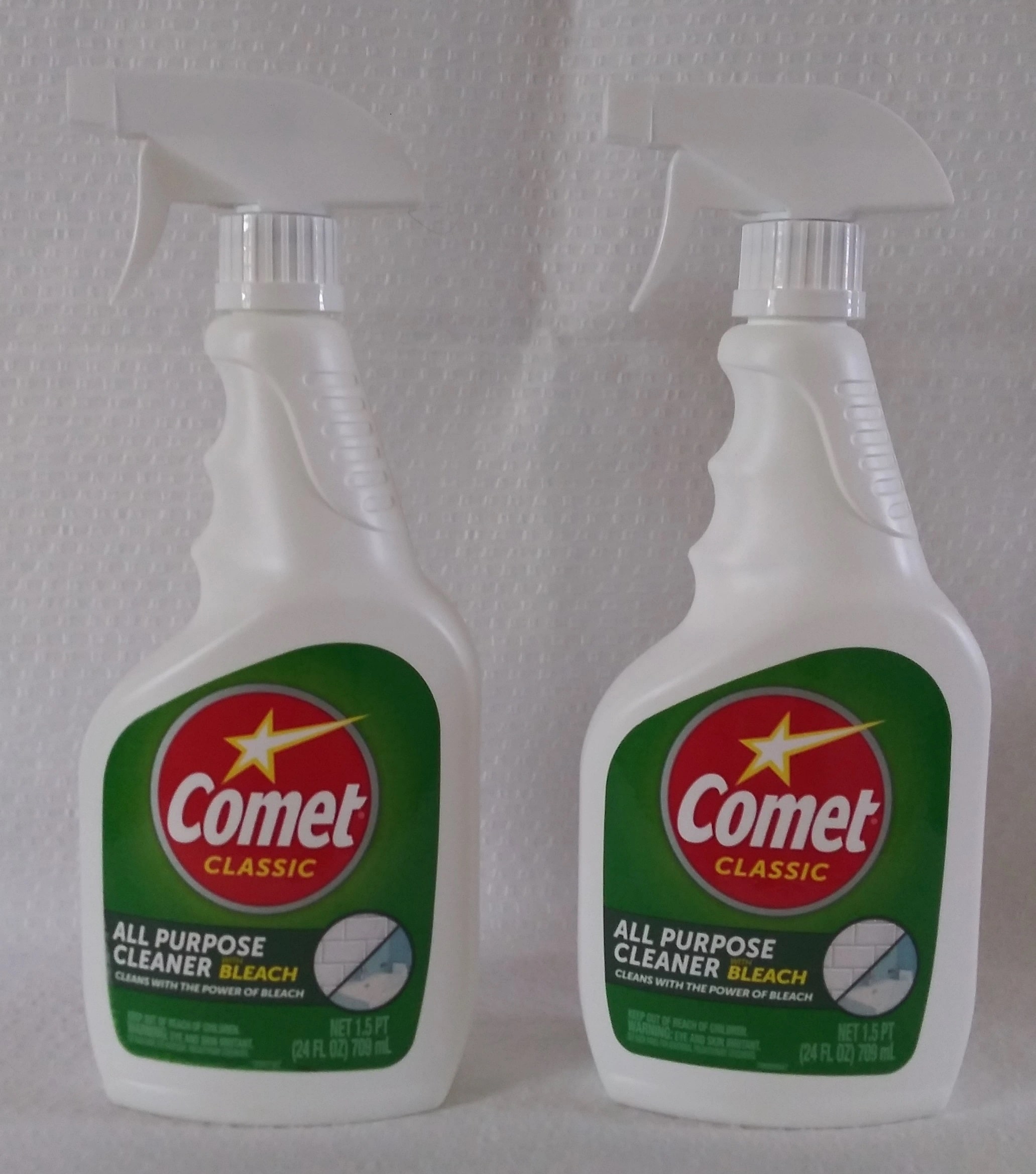 Comet Classic All Purpose Cleaner with Bleach - (2-Pack) 24oz x 2 = 48oz