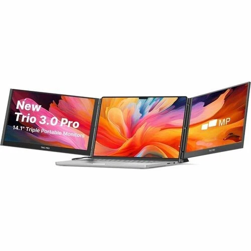 101-1004P06 MOBILE PIXELS TRIO 3 PRO 14IN 2K QHD DUAL LCD PORTABLE MONITORS/ thumbnail