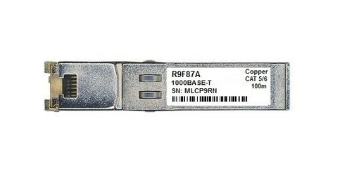 HPE R9F87A HPE DC 1G SFP RJ45 T 100M CAT5E XCVR PL-SF thumbnail
