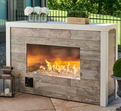 Outdoor 40" Linear Fireplace Outdoor Greatroom 40" Linear Ready-to-Finish Gas Fireplace with Manual VCSV Ignition NG/LP thumbnail