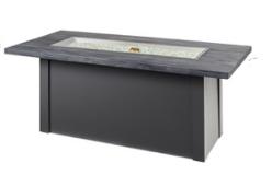 Greatroom Everblend Top Havenwood with Driftwood Everblend Top and Black Aluminum Base thumbnail