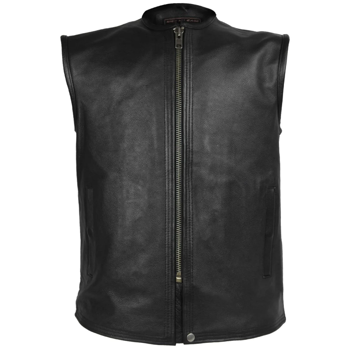 Men's Premium High Motorcycle Biker Concealed Carry Black thumbnail